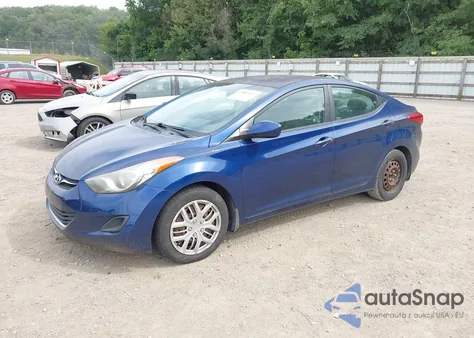 2013 Hyundai Elantra Gls from USA, damaged, VIN KMHDH4AE1DU633368